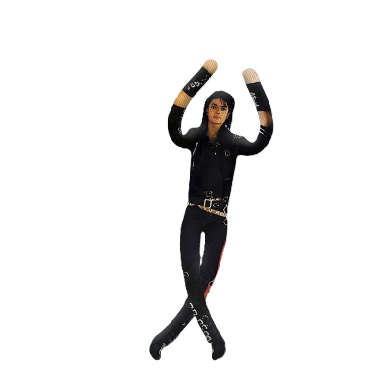 Home Decor Niche - Boneco de Pelúcia Articulado Michael Jackson