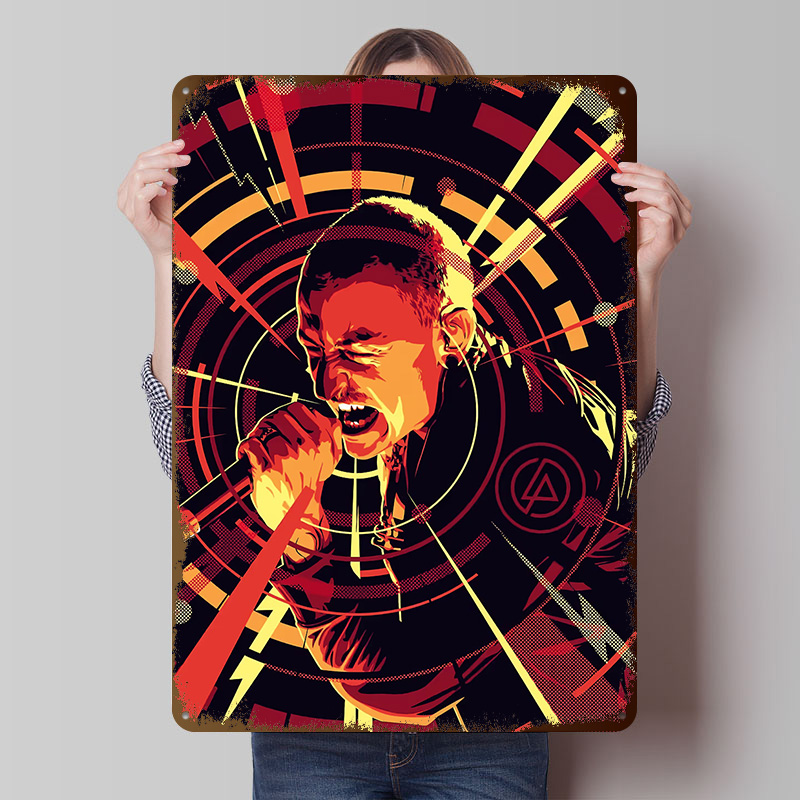 Home Decor Vector - Pôster de Arte Vetorial Chester Bennington