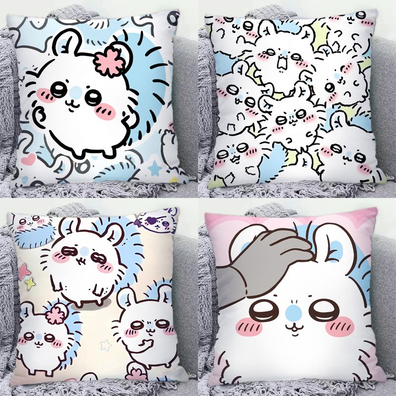 Home Decor Sofa - Almofada Chiikawa Momonga Kawaii com Estampa