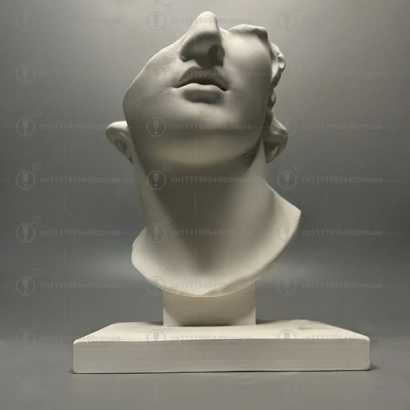 Home Decor Niche - Escultura de gesso romana retrô estilo