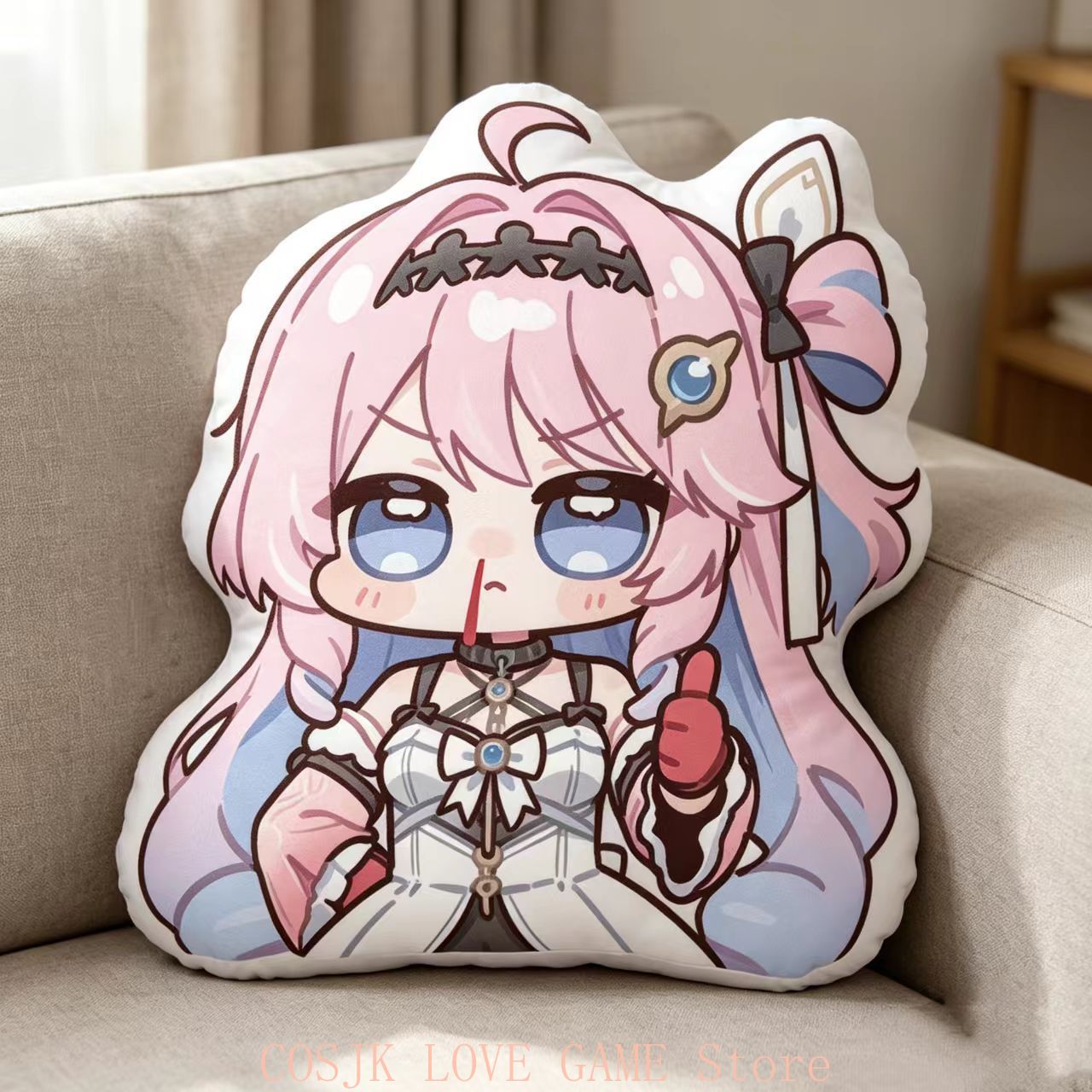 Home Decor Sofa - Almofadas de Pelúcia Anime Denia Wuthering