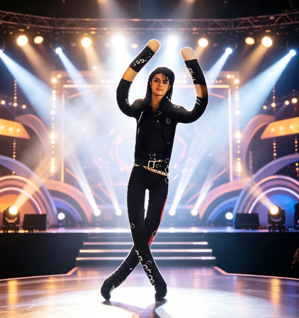 Home Decor Niche - Boneco de Pelúcia Articulado Michael Jackson: