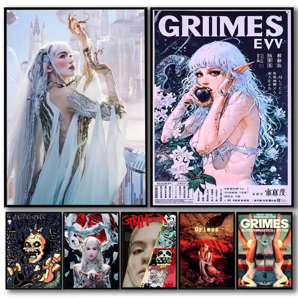 Home Decor Magazine - Pop cantor g_grims revista cartaz adesivos