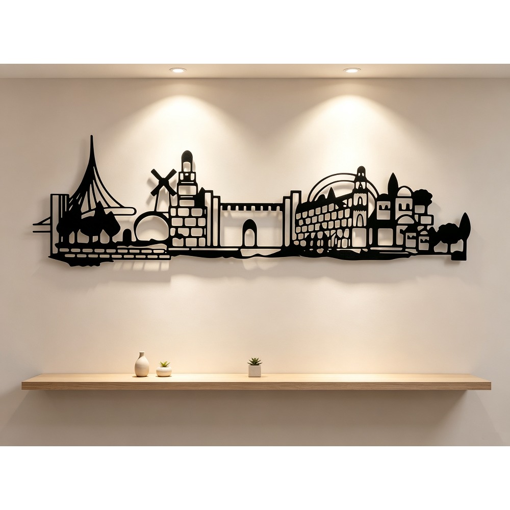 Home Decoration - CIFBUY Arte de Parede em Metal: