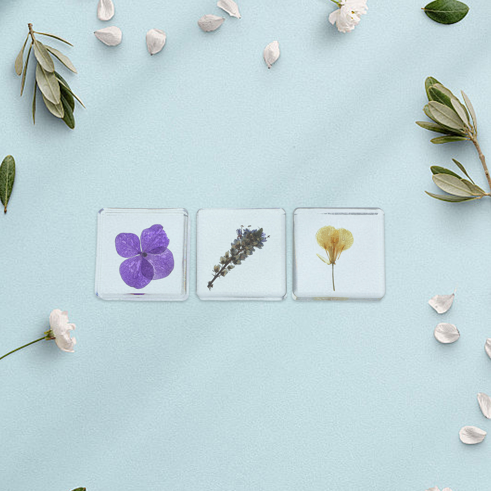 Home Decor Resin - Conjunto de 3 Peças de Resina