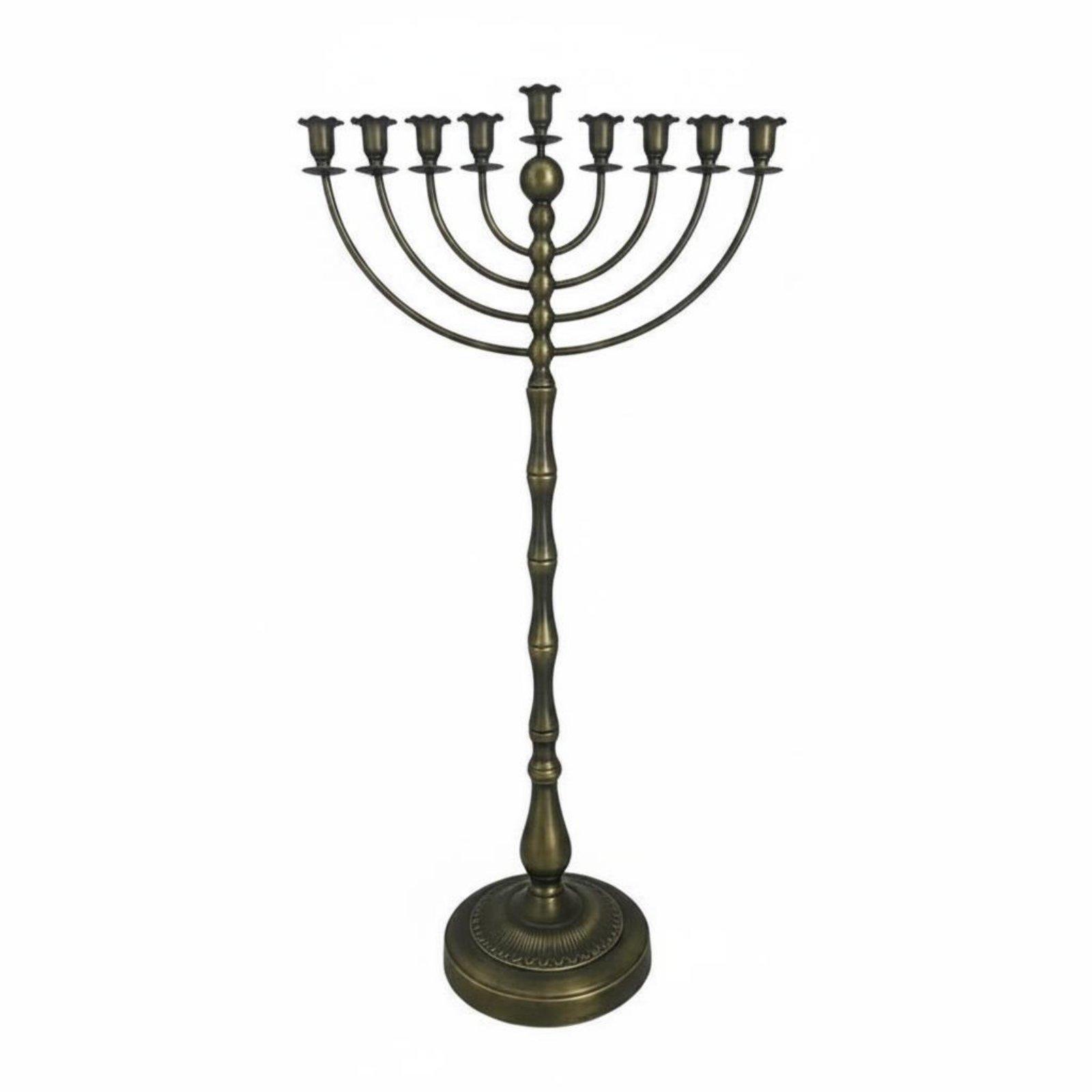 Home Decoration - Suporte para Menorá em Bronze Antigo,