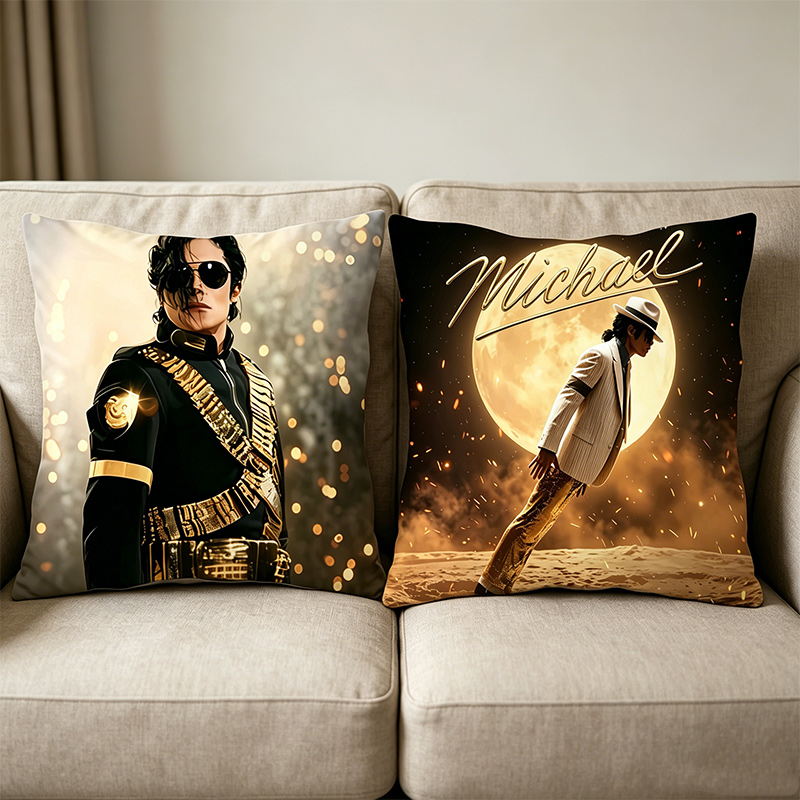 Home Decor Sofa - Capa de Almofada Decorativa Michael Jackson