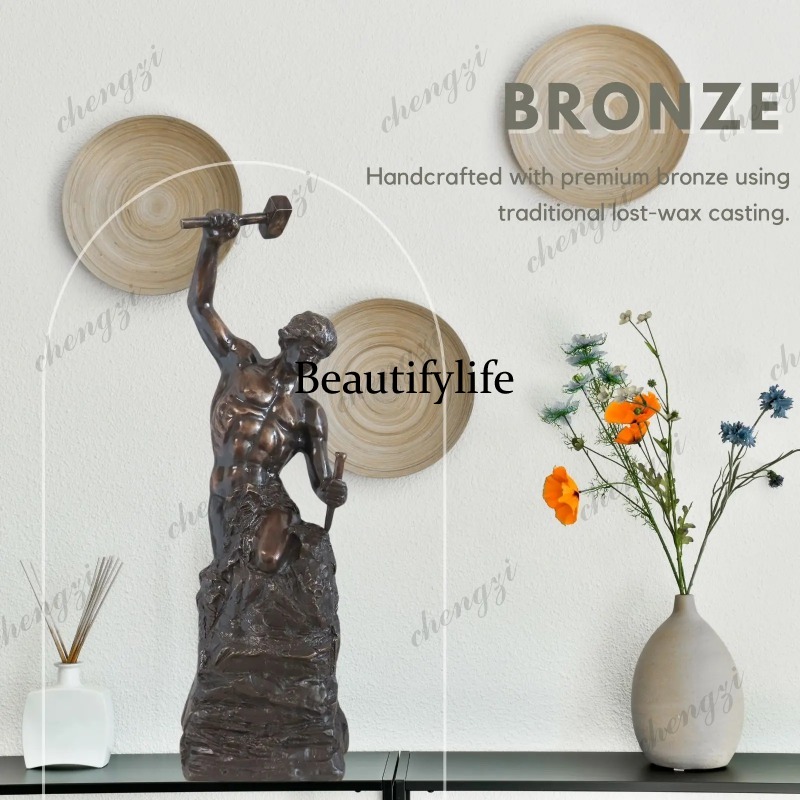 Home Decor Modern Organic - Escultura de Bronze A74 de 18,5