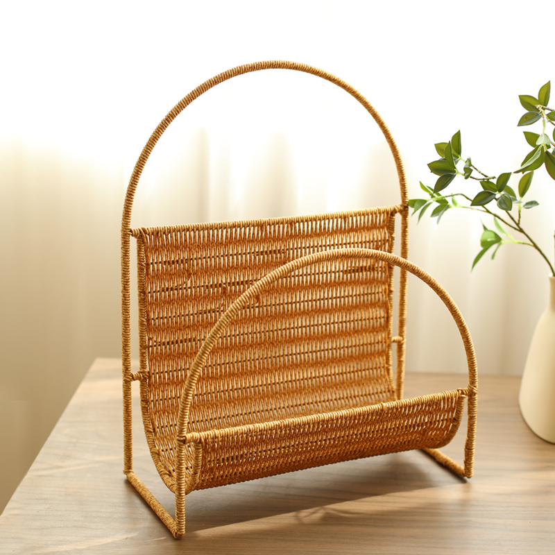 Home Decor Magazine - Ins rack de revista com detalhes