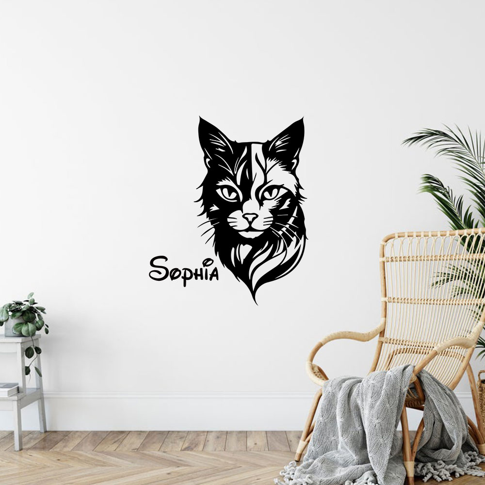 Home Decor Wallpaper - Adesivo de parede com nome personalizado