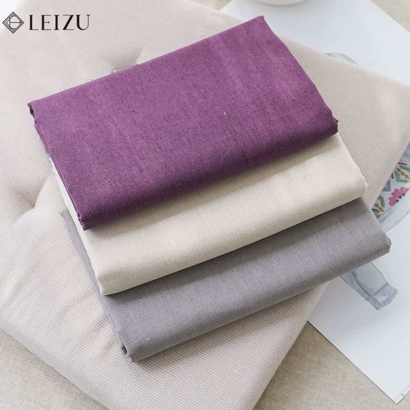 Linen Table Runner - 0.5/1/2 jarda cor sólida algodão tecido