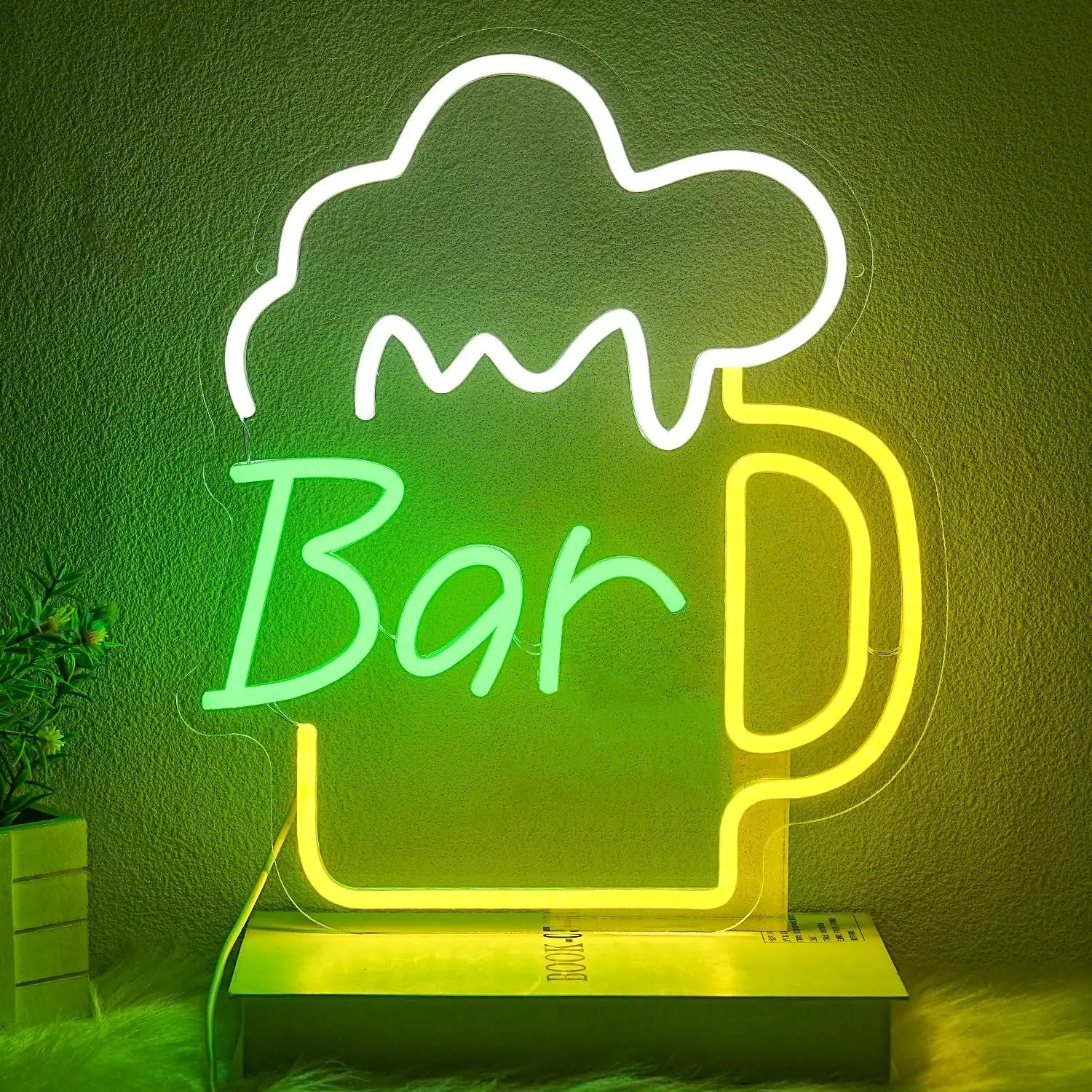Home Decor Kitchen - Letreiro Neon de Cerveja com LED