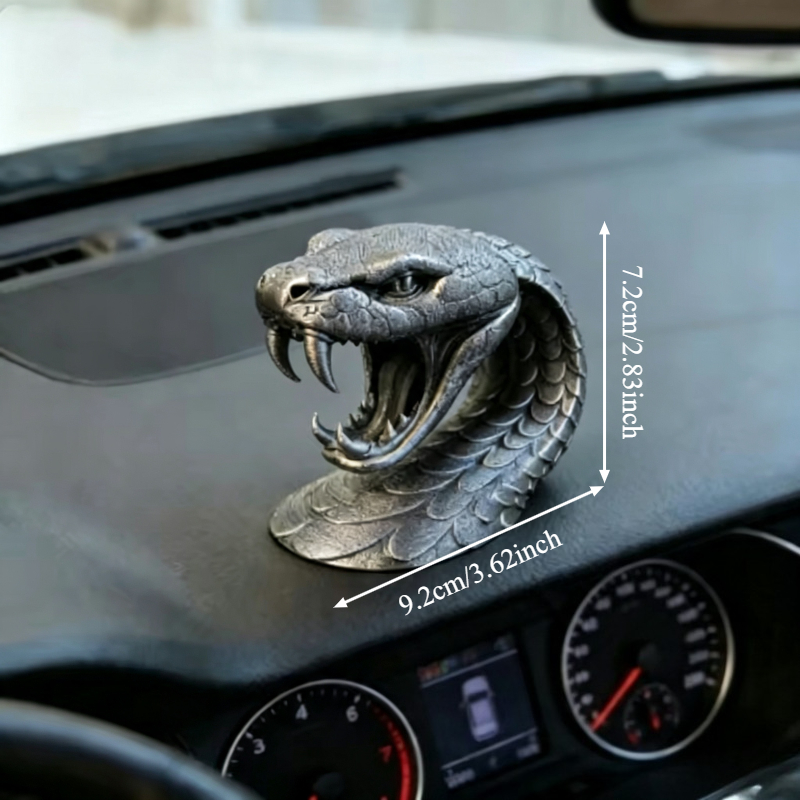 Home Decor Habitat - Escultura de Crânio de Cobra para