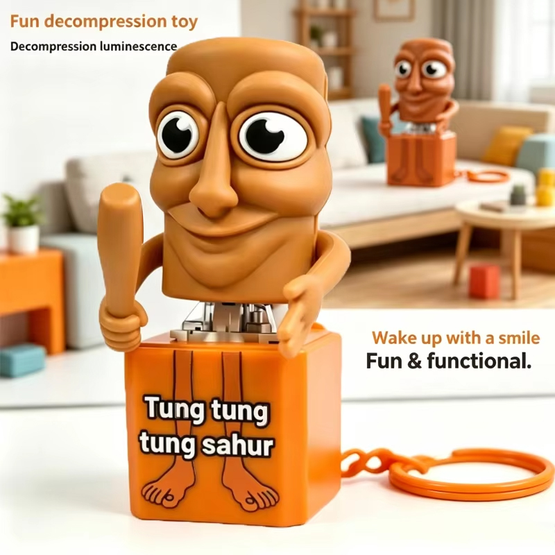Home Decor Unique Items - Novo Chaveiro Tung Tung Tung Sahur,