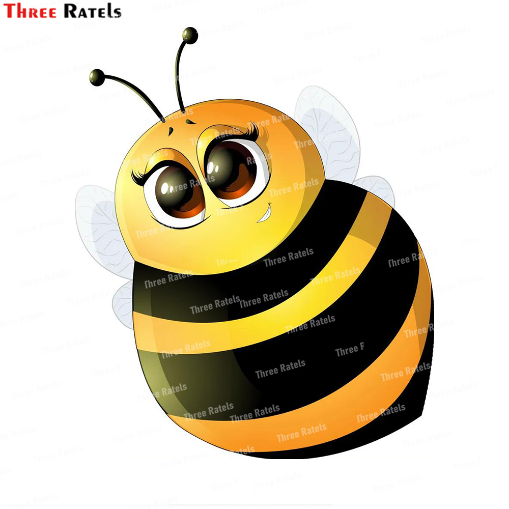 Home Decor Vector - Três ratels l13 bela abelha fofa