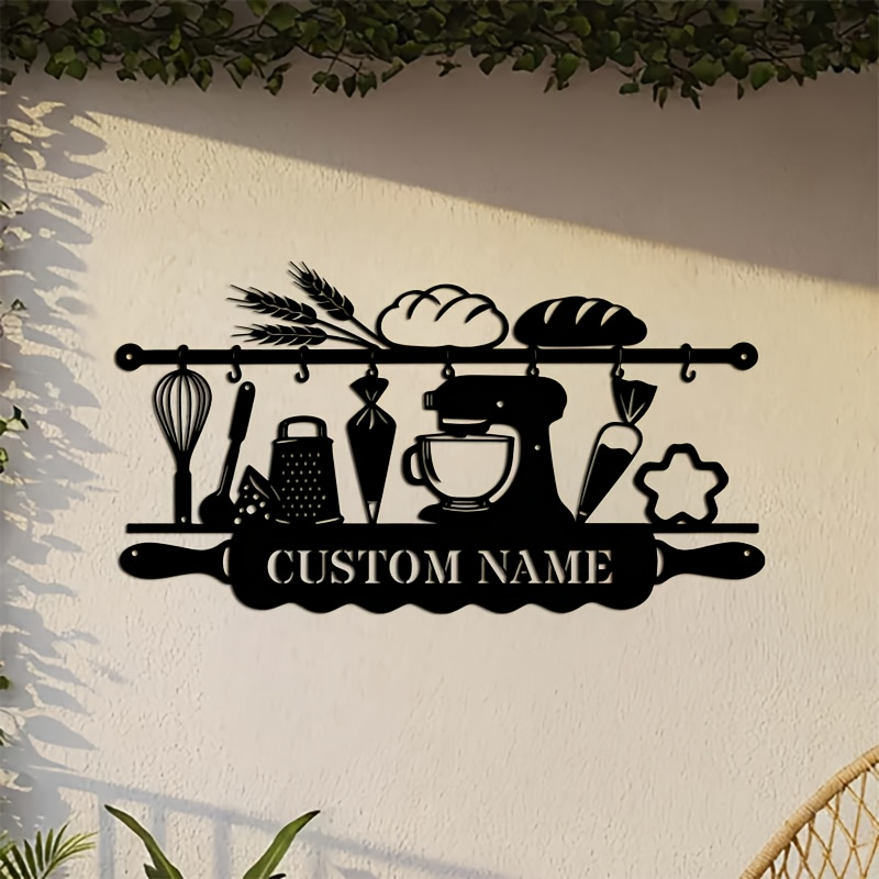 Home Decor Kitchen - Arte de Parede Personalizada em Ferro