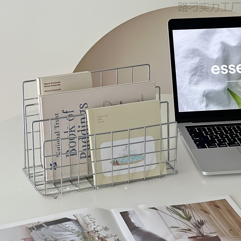 Home Decor Magazine - Organizador de Livros Moderno em Metal