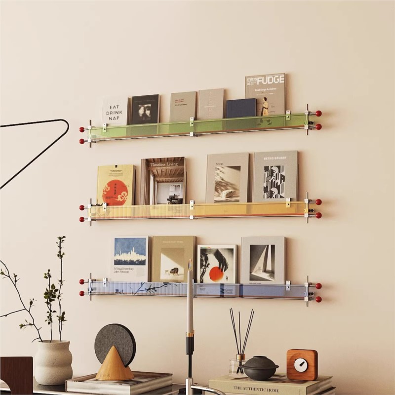 Home Decor Magazine - Montado na parede rack de exibição