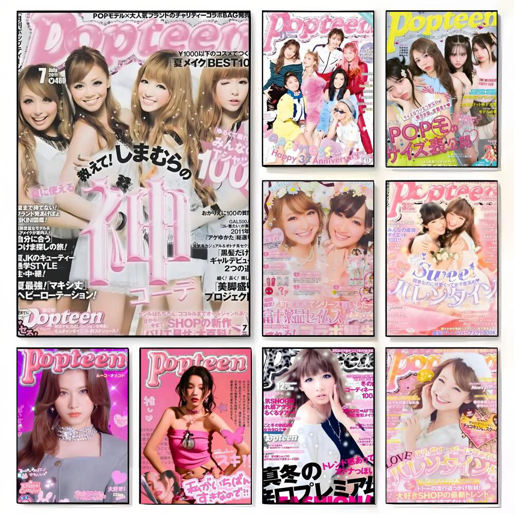Home Decor Magazine - p-popteen Fashion_Magazine Poster Decorativo de Parede