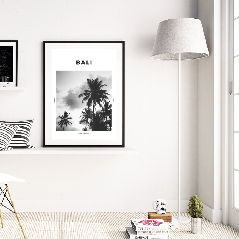 Bali viagens impressão preto b - Home Decor Ubud avaliação e preço