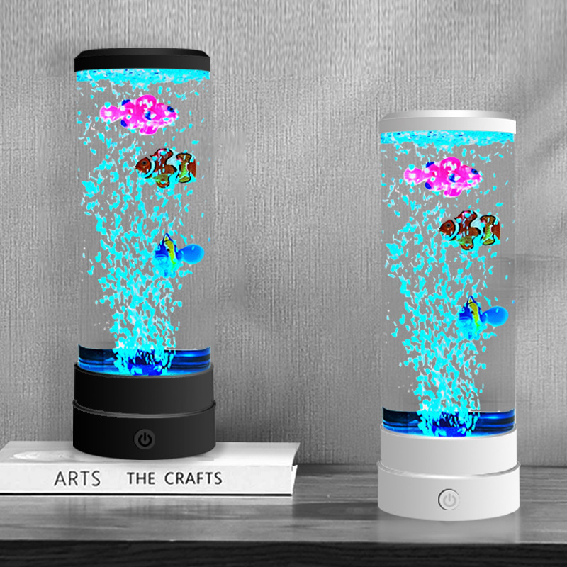 Peixe de Bolhas LED Multicolor - Home Decor Unique Items avaliação e preço