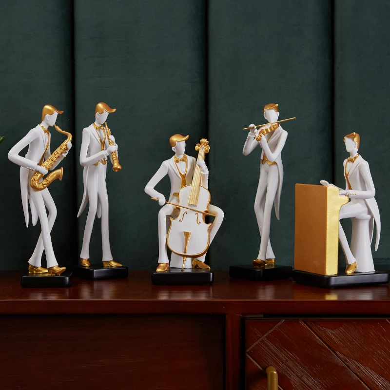 Figuras Miniaturas de Músicos  - Home Decor Modern Organic avaliação e preço