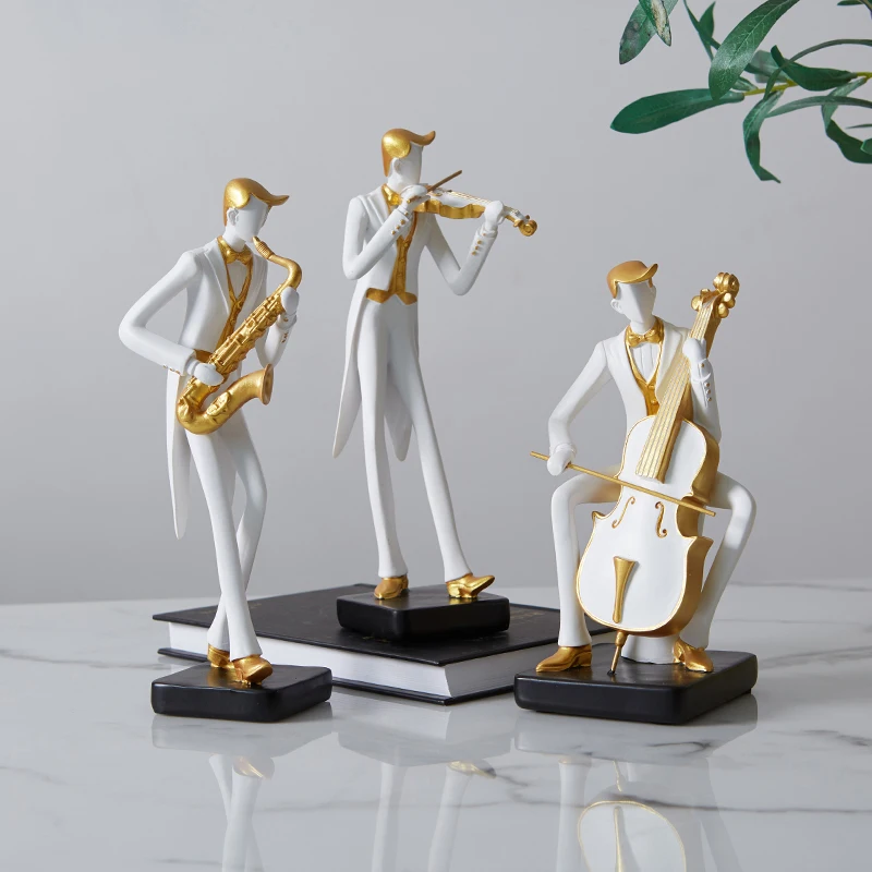 Figuras Miniaturas de Músicos  - Home Decor Modern Organic avaliação e preço