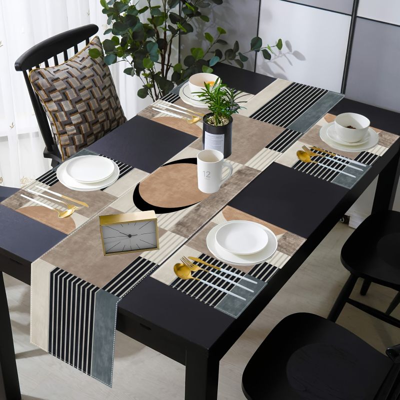 Conjunto de Toalhas de Mesa Ge - Linen Table Runner avaliação e preço