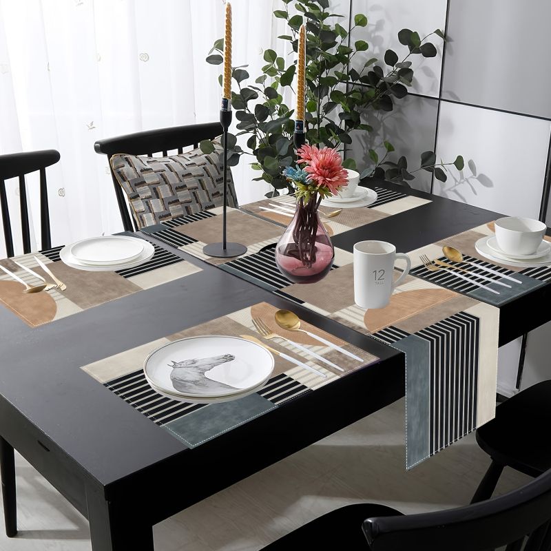 Conjunto de Toalhas de Mesa Ge - Linen Table Runner avaliação e preço