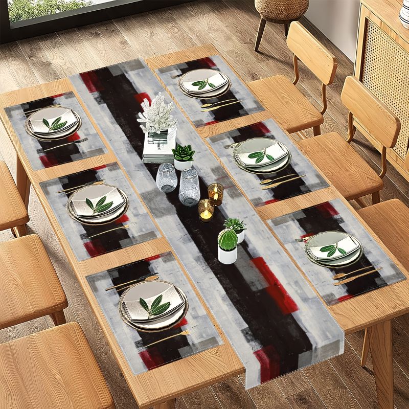 Conjunto de Toalhas de Mesa Ab - Linen Table Runner avaliação e preço