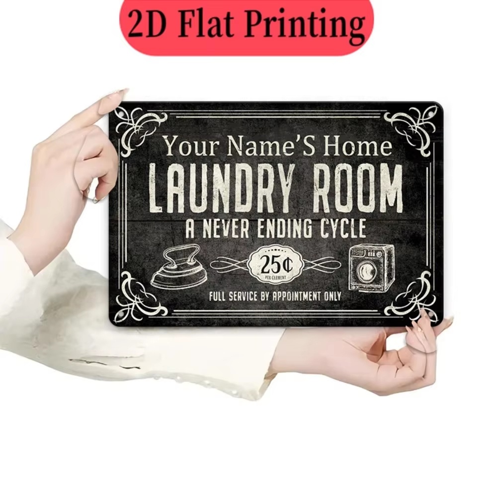 Placa de Lavanderia Personaliz - Home Decor Kitchen avaliação e preço