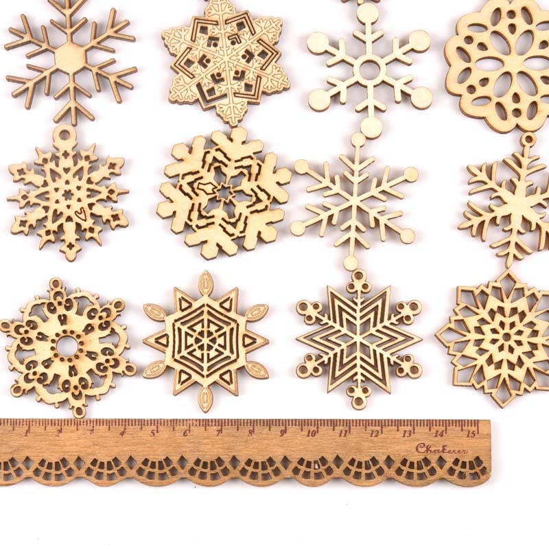 10 pçs mix natal floco de neve - Home Decor Scrap avaliação e preço