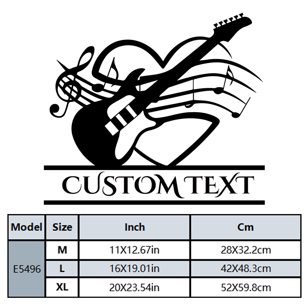 1PC DIY Guitarra Personalizada - Home Decor Wallpaper avaliação e preço