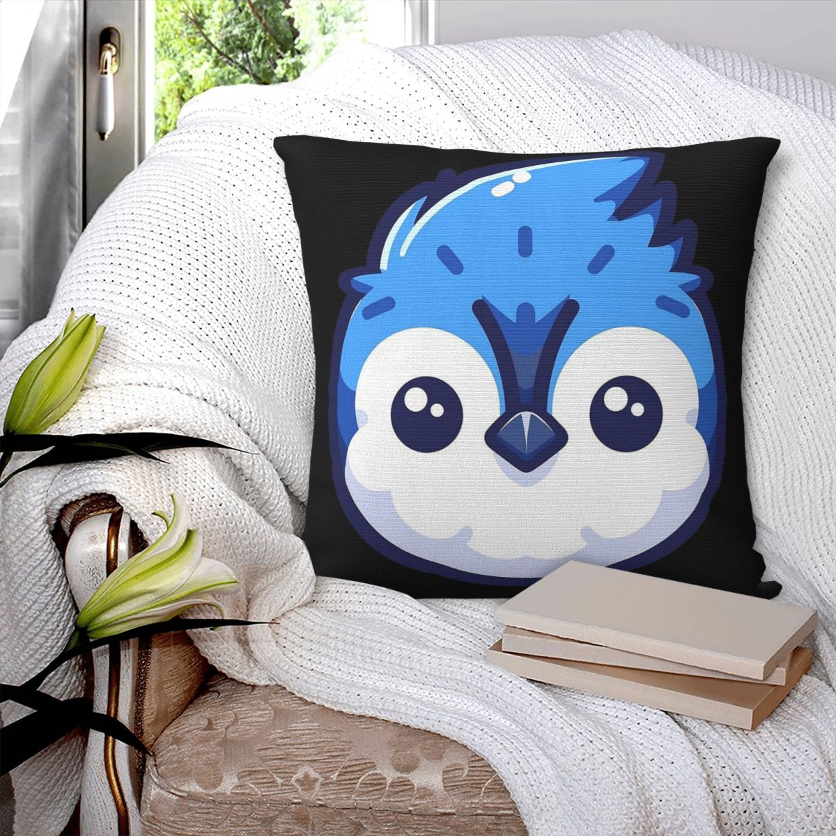Capa de Almofada Quadrada com  - Home Decor Vector avaliação e preço