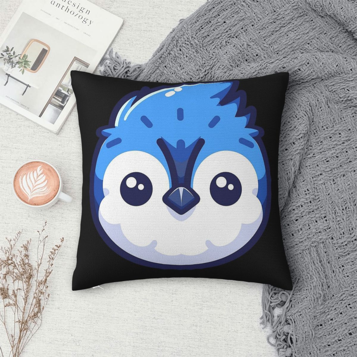 Capa de Almofada Quadrada com  - Home Decor Vector avaliação e preço