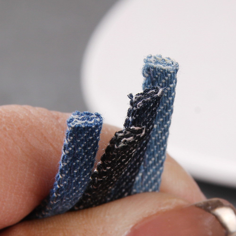 5 metros 5mm denim cinta falt  - Home Decor Unique Items avaliação e preço
