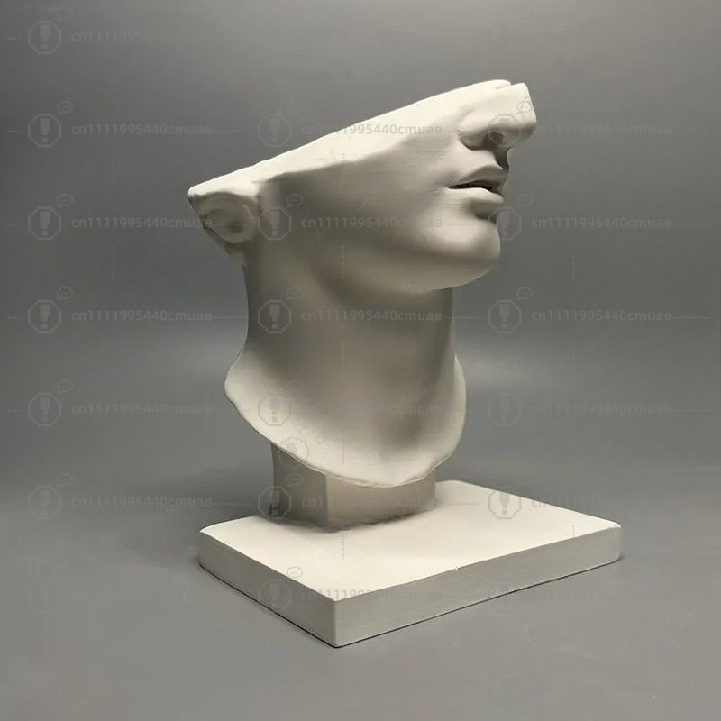 Escultura de gesso romana retr - Home Decor Niche avaliação e preço