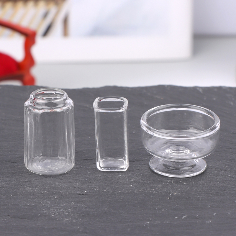 Vaso de vidro em miniatura par - Home Decor Vase avaliação e preço