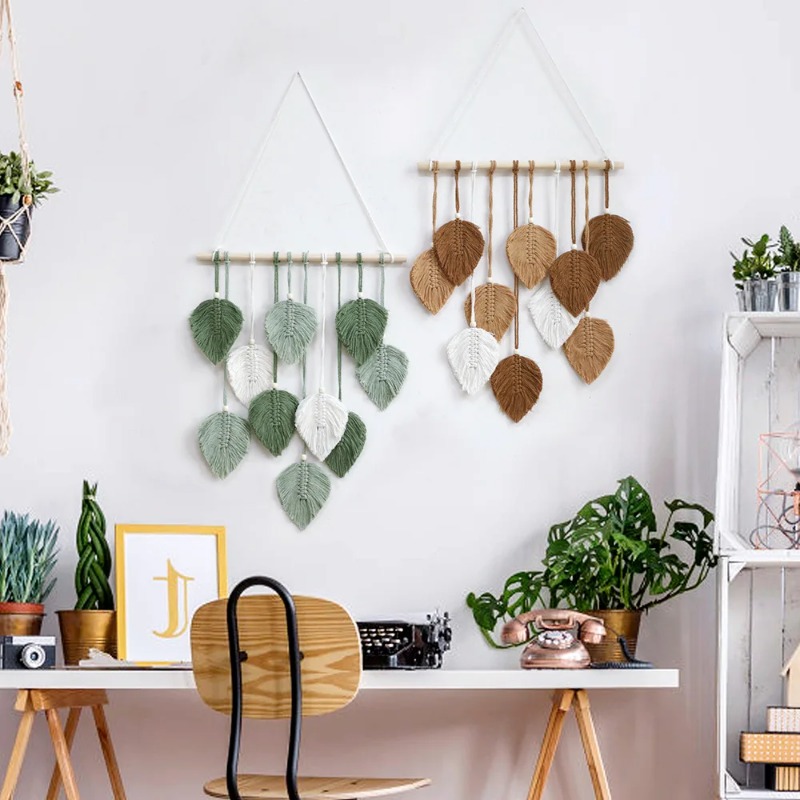 Tapeçaria de Folhas Artesanal  - Home Decor Handmade avaliação e preço