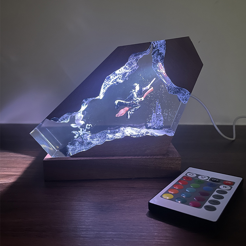 Luminária de Resina Epóxi de M - Home Decor Resin avaliação e preço