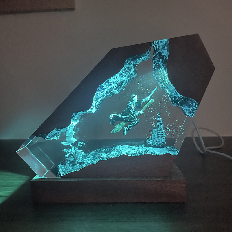 Luminária de Resina Epóxi de M - Home Decor Resin avaliação e preço