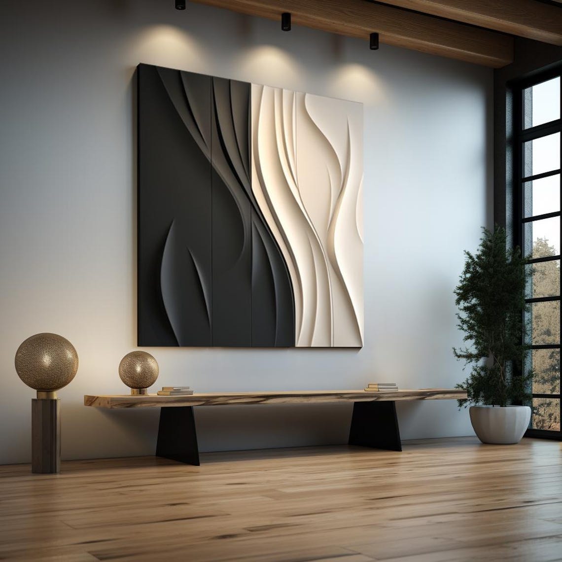 xx-Wave Strip Arte Decorativa  - Home Decor Vision Board avaliação e preço