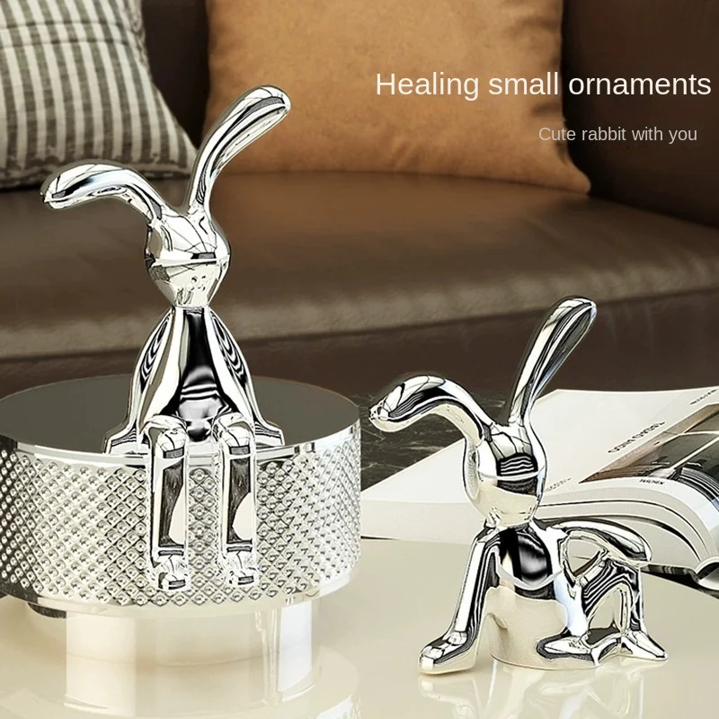 MGT-Coelho de Cerâmica Dourada - Home Decor Modern Organic avaliação e preço