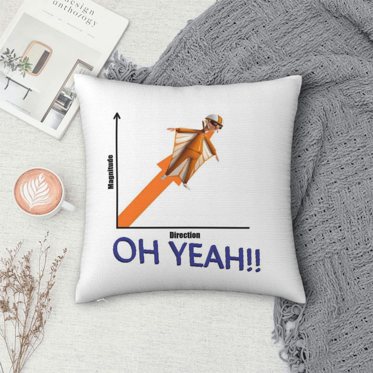 Capa de Almofada Quadrada com  - Home Decor Vector avaliação e preço