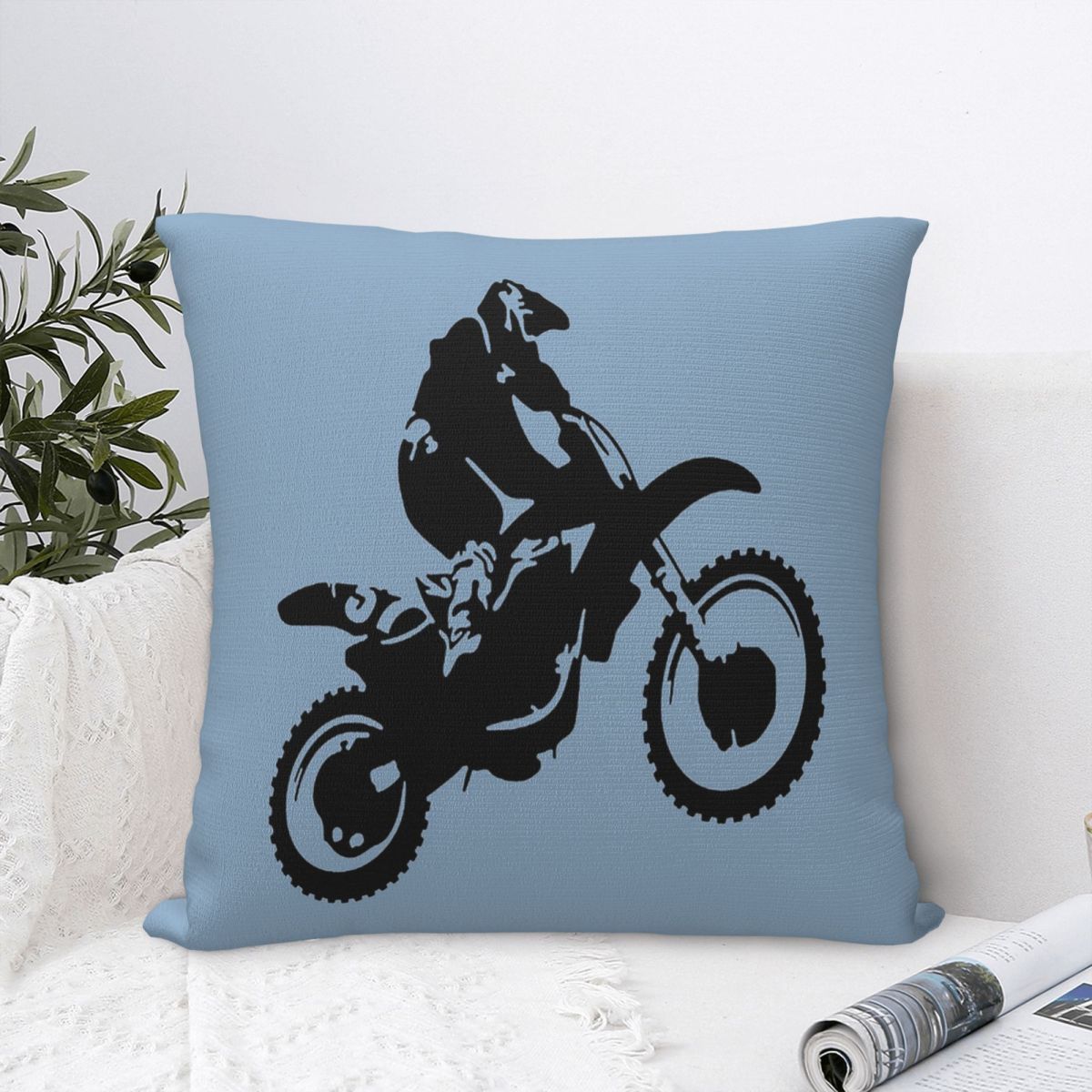 Moto x dirt bike monotone arte - Home Decor Vector avaliação e preço