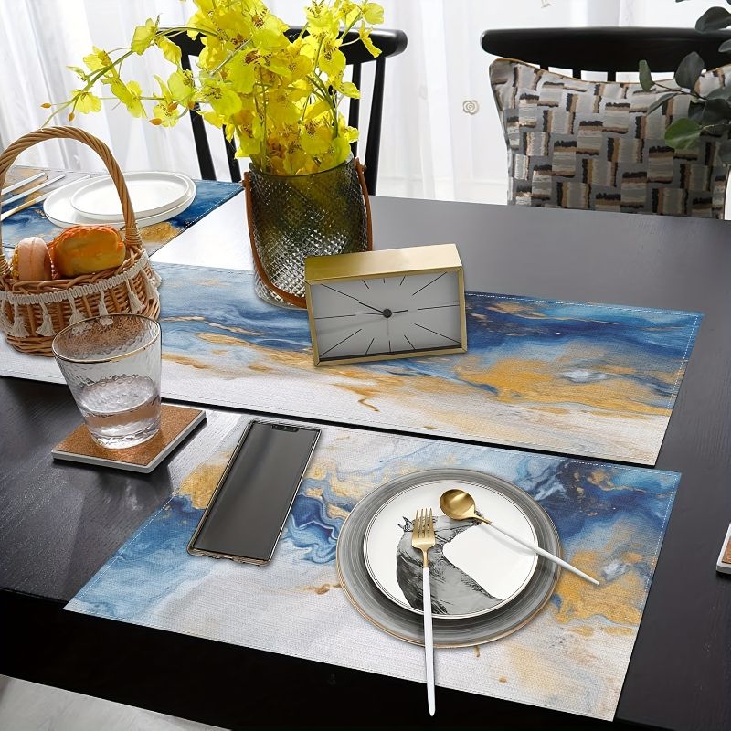 VIKAMA Jogo de Toalhas de Mesa - Linen Table Runner avaliação e preço
