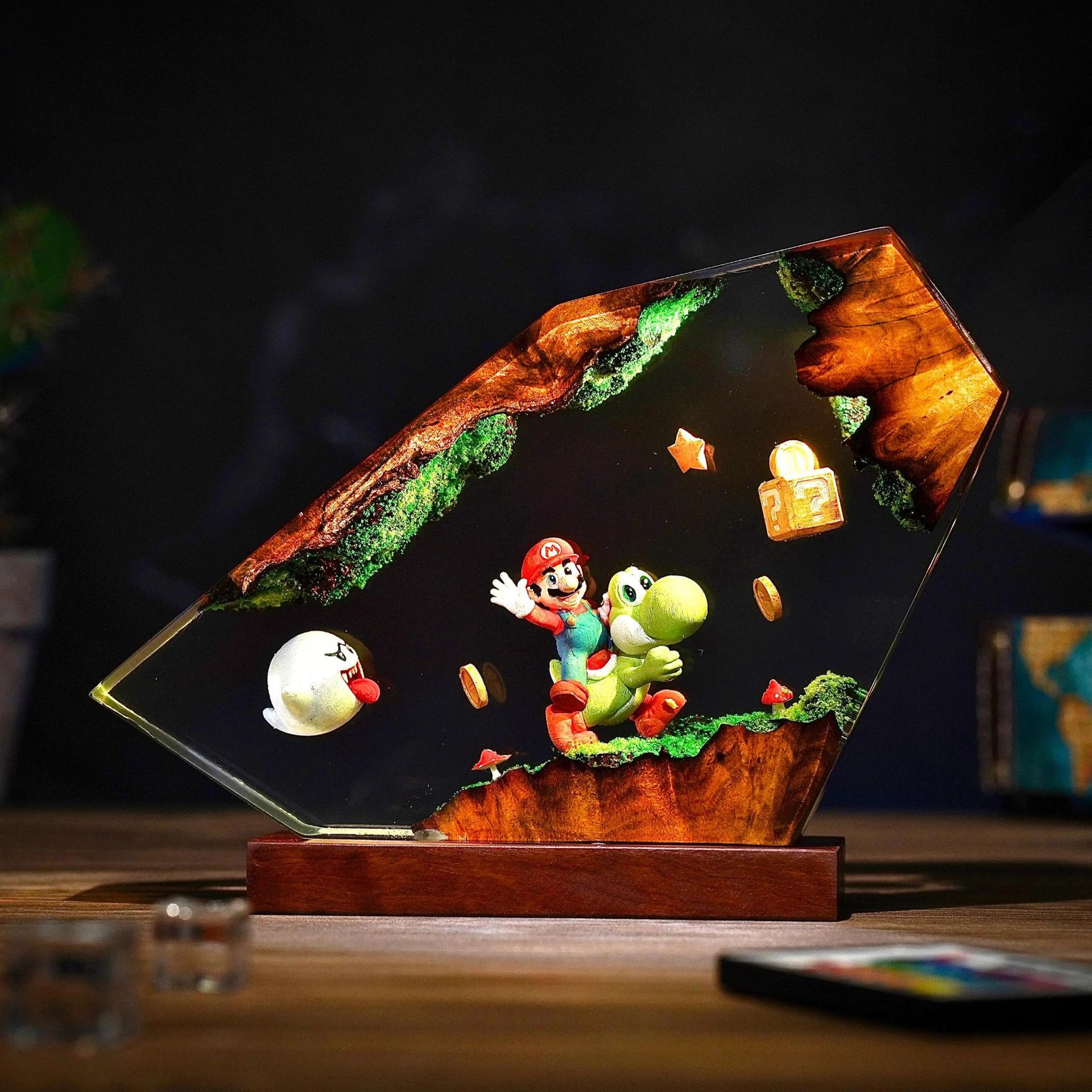 Luminária de Mesa em Resina co - Home Decor Resin avaliação e preço