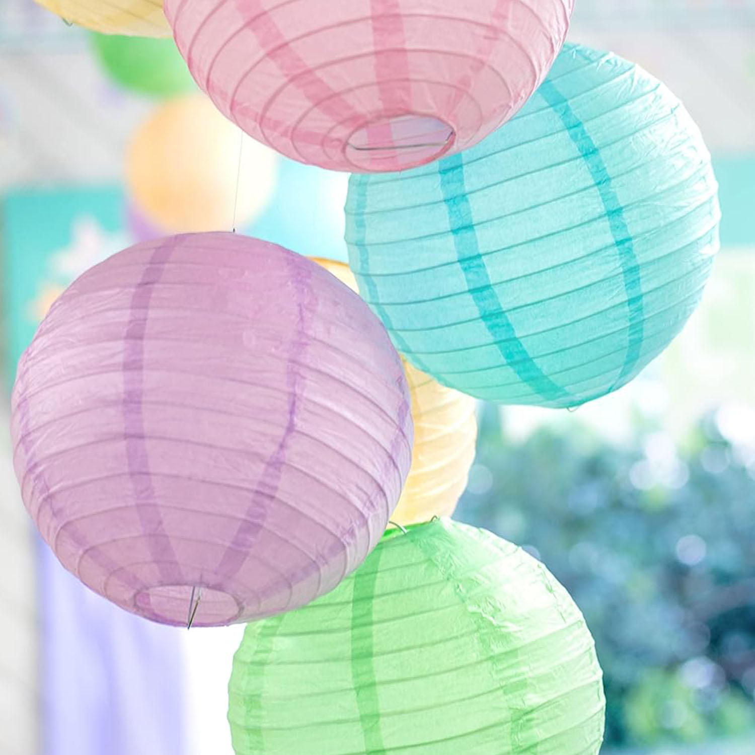 Macaron Rainbow Lanterns, Deco - Home Decor Scrap avaliação e preço