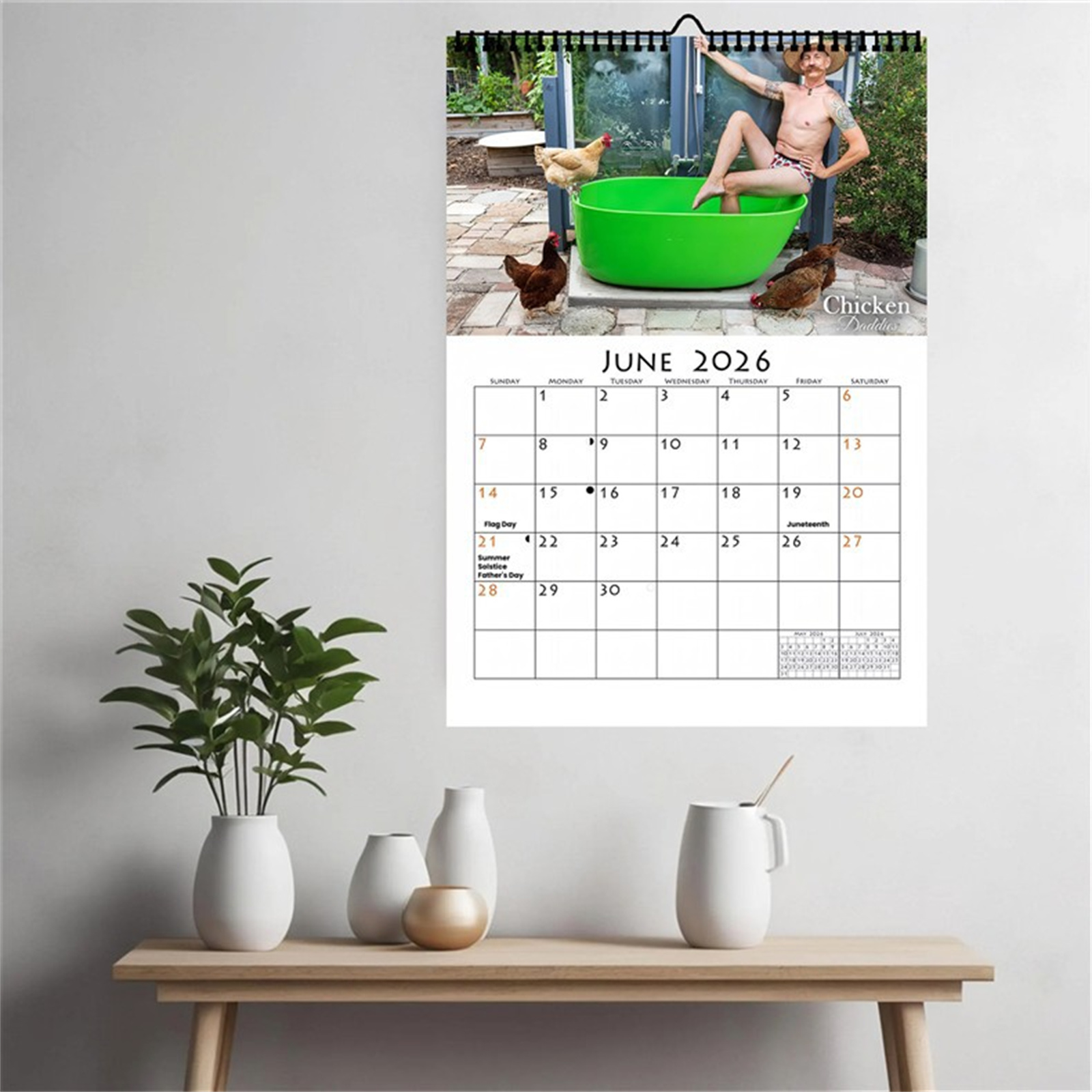 2026 engraçado frango papai ca - Home Decor Wallpaper avaliação e preço