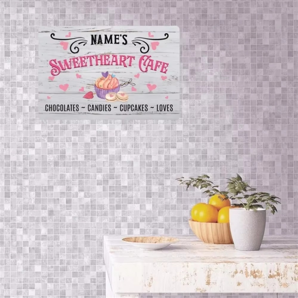 [2D Plano] Placa de Metal Pers - Home Decor Kitchen avaliação e preço